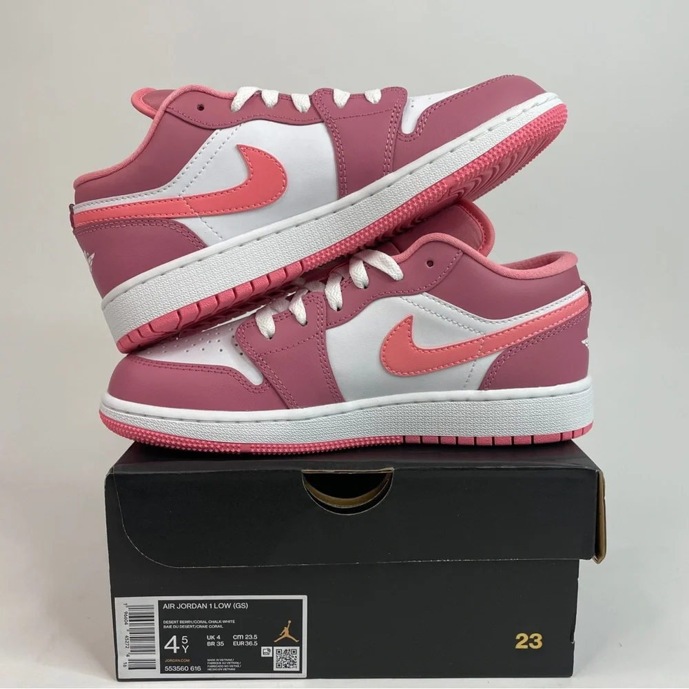 Nike Air Jordan 1 Retro Low GS “Valentine’s Day” 2023 - Picture 3 of 4